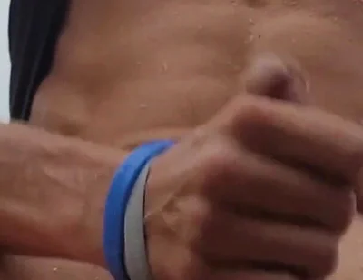 Jerk, Piss and Cum in the Parking Lot