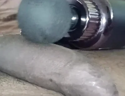 Solo Masterbating with BDSM Toy