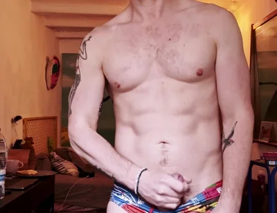 Wash Day Got Me Hard in My Swimming Trunks