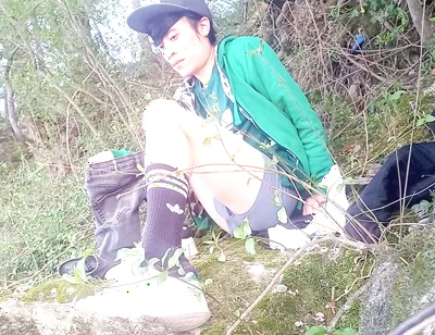 What Happens Behind the Scenes After Filming a Gay Twink’s Massive Outdoor Precum Cum Ejaculation Cleanup & Admiring the Scenery