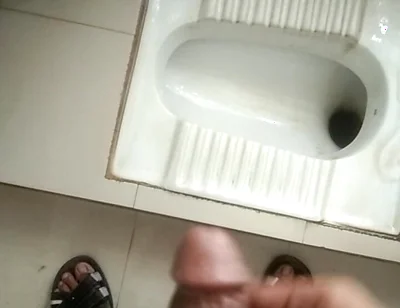 I Put Soap on My Hands and Went to the Office Bathroom to Wash My Hands.
