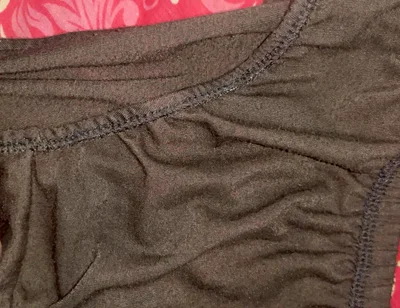 I cum on my Aunty Sangeeta's black panties.