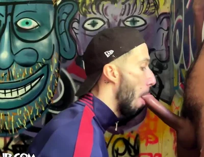 Cocksucking worships hooded arab guy akim