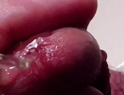 Peehole Piss Play Close up View in Slow Motion