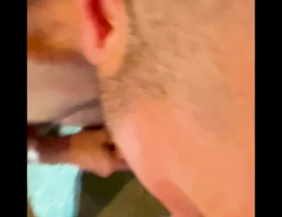 Construction Stepdad Has Fun in the Garage with His Buddy