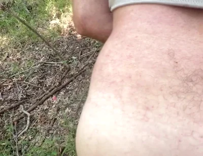 Cruising Straight Guy Gets Bent Over a Tree