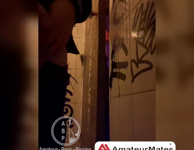 Watched While Pissing in the Toilets of a Bar...