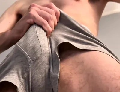Male Dirty Talking While Cumming in Underwear - Loud Moaning Solo Orgasm