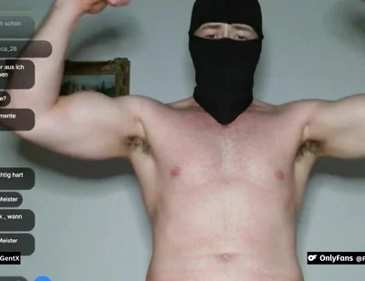 Soldier in Uniform Edgt Himself Live and Makes You Cum