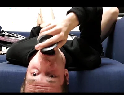 Fucking My Throat with This Dildo