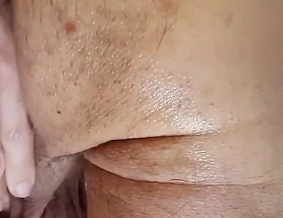 Oiling My Butt Upclose