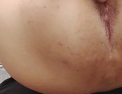 Young Man Sticking His Finger in His Anus