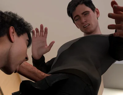 Summer Vacation - College Jock Peter Tries to Suck His First Cock
