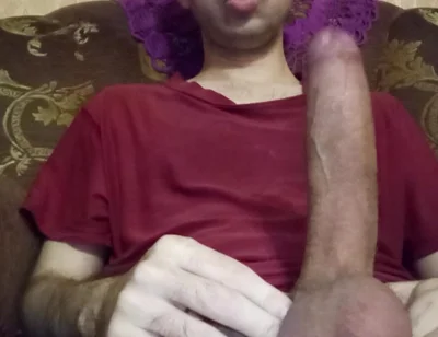 Boy with Huge Cock. Solo Masturbation