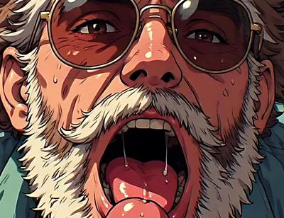 Hunks Sucking in Aviators Art