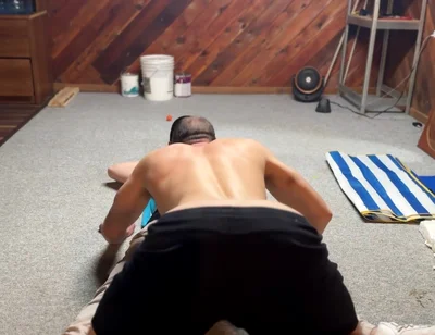 Caught Him Playing, Had to Join in