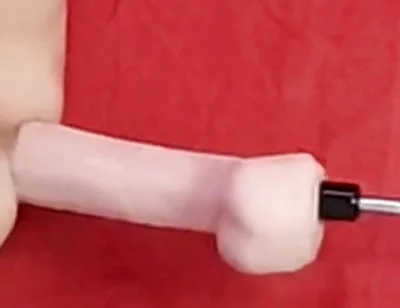 Mike Essex Locked in Chastity and Fucked with Huge Dildo