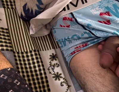 First Time with Straight Beard Roommate Big Cock Wowww