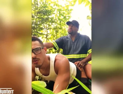 Workers Eating Colleague's Ass and Cumming in His Mouth