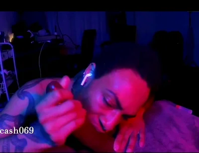 Giving Sloppy Blowjob to My Toy