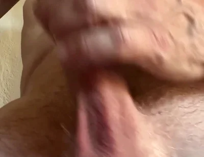 Leaky Cock Goes Soft to Hard to Cumshot