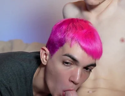 Twink Boyfriends Matty and Aiden Enjoy Their Blowjob Action