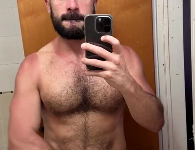 I Always Come Home Horny From Training and I Like to Touch My Dick in the Mirror