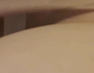 Dani Leg in Tan Pantyhose with Red Toe Nail Polish