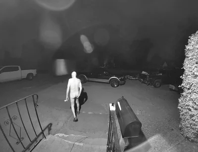 Solo Dildo Play in Front Yard - Exposed for All to See