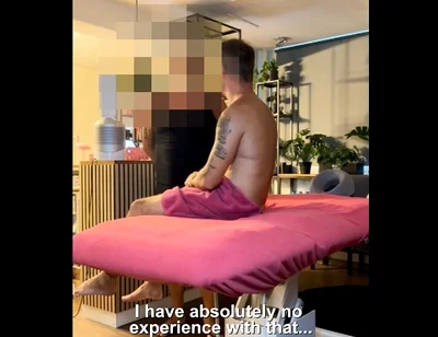 Straight Mature and Married Massage Therapist Seduced