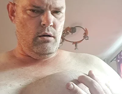 The Slut Just Can't Keep Her Hands off Her Tits