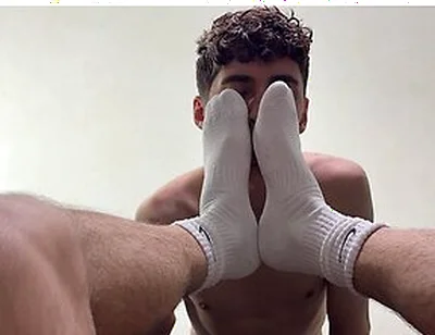 Pov: Friend Sniffs Socks And Gets Cum On Face