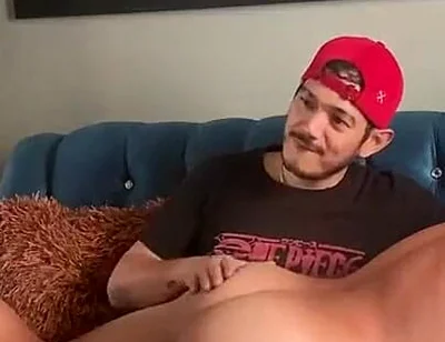 Young Man Gets Spanked and Gives Me His Hot Sperm!!