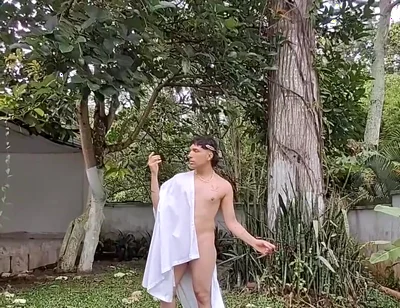 Greek God Turned to Stone Gets Fucked to Be Thawed Out