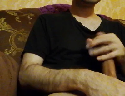 Horny Guy Jerking and Cumming. so Much Thick Cum