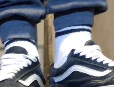 My Vans Skate Shoes and White Socks a Compilation of Videos Where I Play with Them.