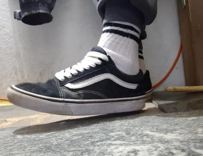 My Vans Skate Shoes and White Socks a Compilation of Videos Where I Play with Them.