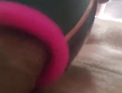 Stroking My Brown Cock with My Oral Sex Toy Until I Cum