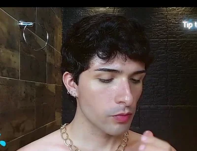 Glutton Eating While Having Sex and Masturbating Naked on Camera