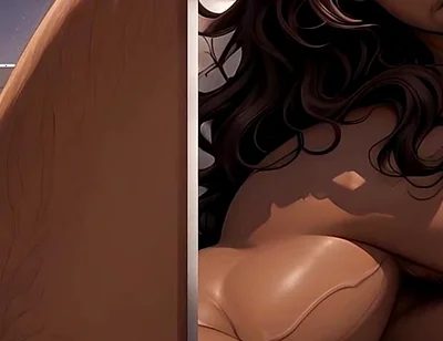 Handsome Indian Man Rubbing Leaking Slit in Slow Lazy Circles