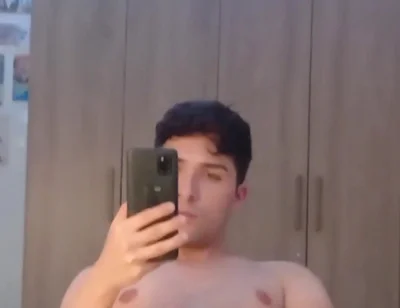 Jerking off and Cum Mirror