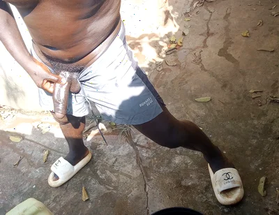 Sneaked; to Shower in My Neighbor's Outdoor Bathroom While I Become Horny