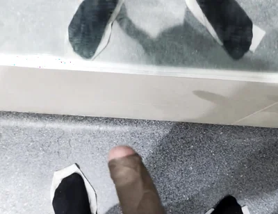 I'm Jerking off in a Public Toilet