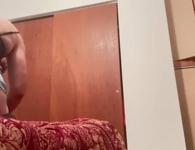 The Crossdressing Stepdad Rides a Toy