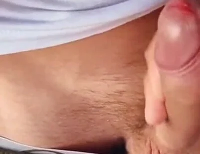 I Accidentally Saw the Village Guy’s Big Dick, He Was Jerking off His Huge Cock, and I Helped Him Release a Lot of Thick Sperm!