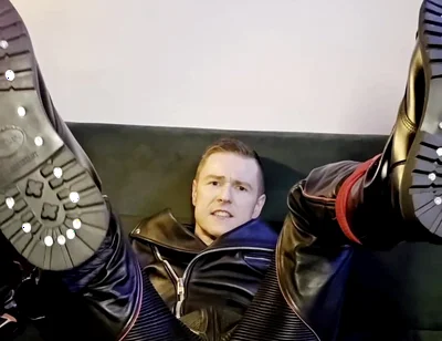In Latex with Dildo