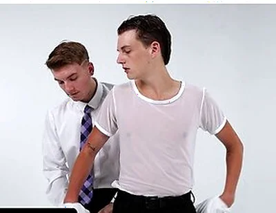 Faithfully Subordinated: Elder Caden Dior Takes Nathan Bicks Raw And Creampied