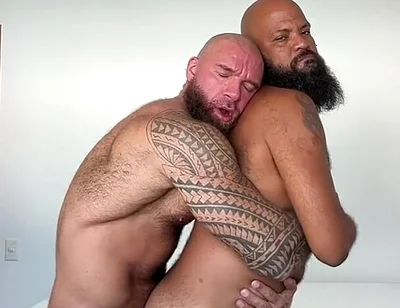 Two Hot Muscle Bears / Gay Bear Couple