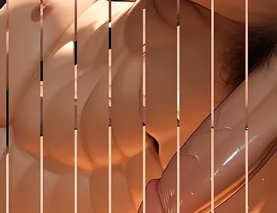 Mixed Race Beauty Boy Tugging Balls Tight While Stroking Downward