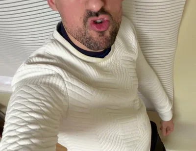 Hot Stepdaddy Showing off Big Cock